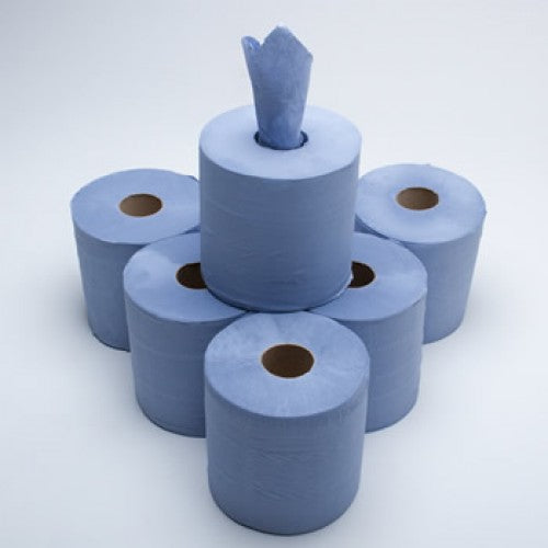 Large Blue Kitchen Roll (Single Roll)