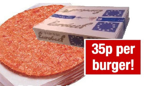 Beef Burger (Eurobeef Blue) 42 x 4oz