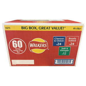 Walkers Variety Box - Huge 60 packs